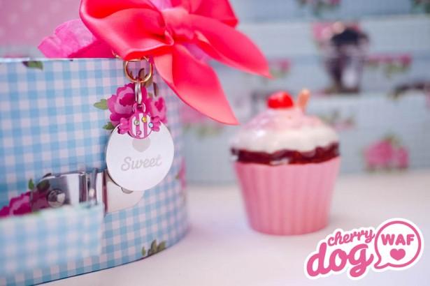 Les médailles pour chiens Cherry Dog : Cupcake & Sweet