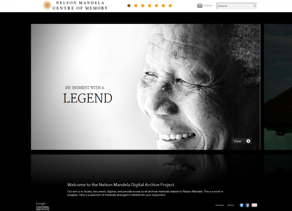 Capture31 600x433 Google met à disposition des archives sur Nelson Mandela