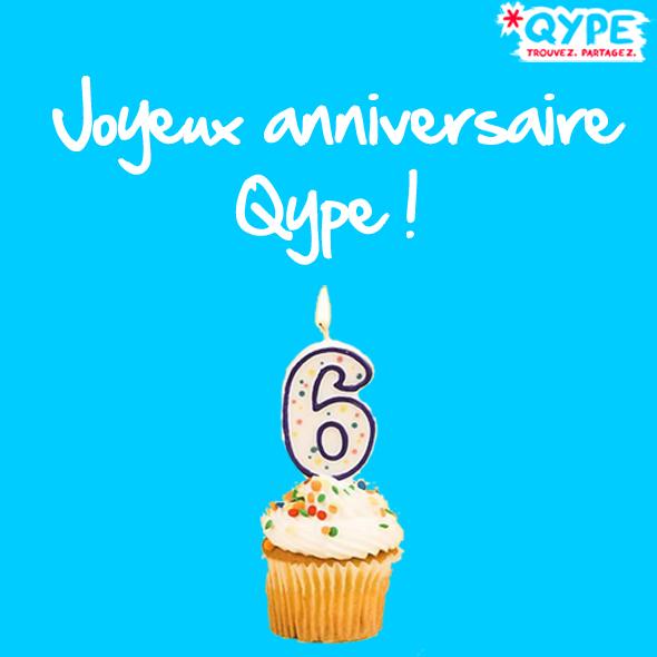Anniversaire Qype : 6 ans aujourd’hui !