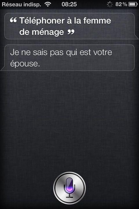 [SIRI : Quote du jour n°10] Siri en mode clash !