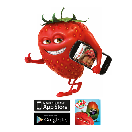 Appli Mobile Nouvelle campagne Oasis Be Fruit
