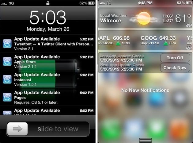 AppUpdateNotifer, notification des MAJ App Store sur iPhone...