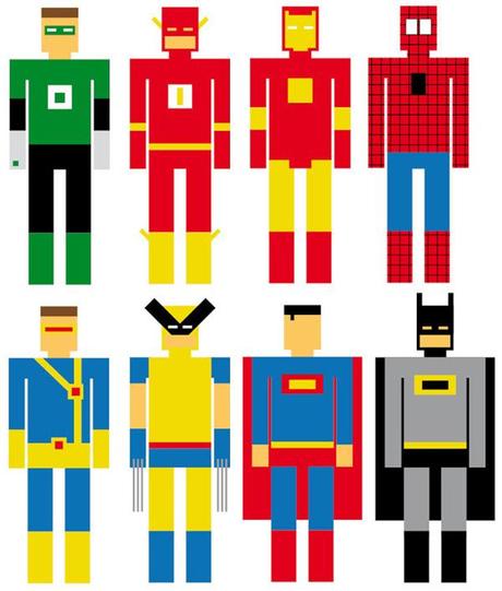 Rene Schiffer - Des super héros carrément pixels