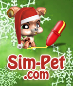 Sim-Pet, réseau social pour enfants et jeu virtuel : Event de Noël 2011 !