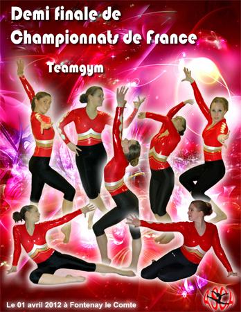 Demi finale Championnats de France de Teamgym ce week end !