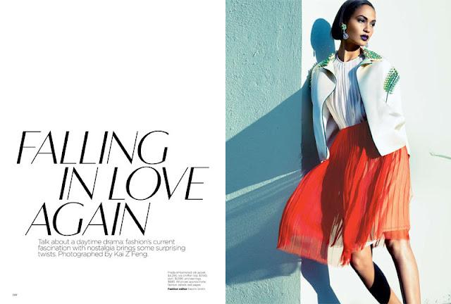 Joan Smalls dans Vogue Australie (mai 2012)