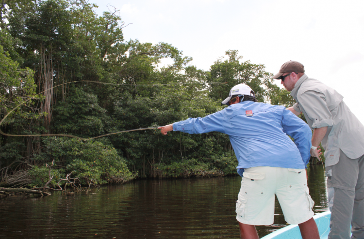 Marc Boech, Punta Allen, Mexico, Mouching, Flyfishing, Pêche à la mouche