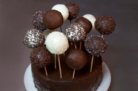 cake pops chocolat noir intense