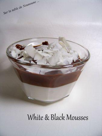 White & Black Mousses 1