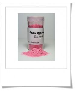 Poudre effet velours rose
