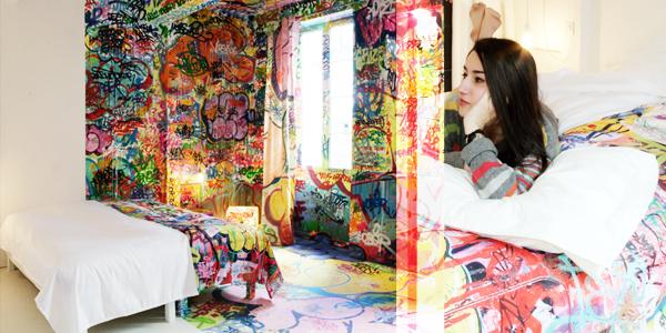 L’hĂ´tel qui mĂŠlange chic et underground.