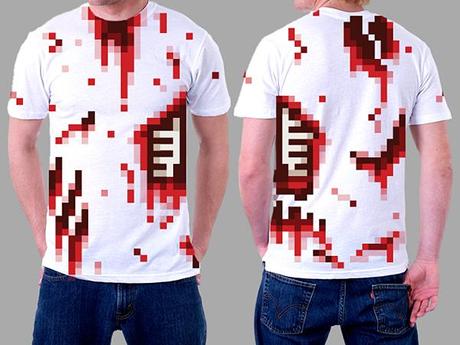 tee shirts zombie 8bits geek geekndev
