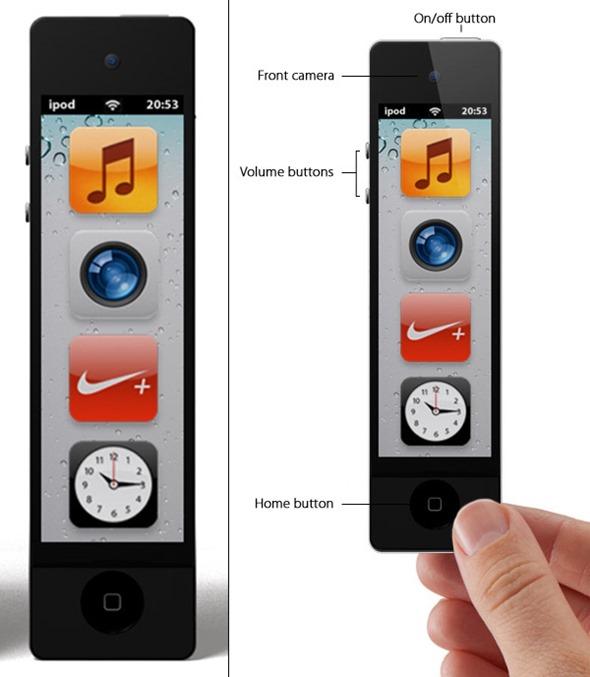 Un nouveau concept d’iPod : iPod Nano Touch