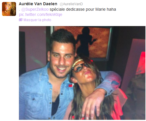 Aurélie provoque Marie sur Twitter #lesanges4