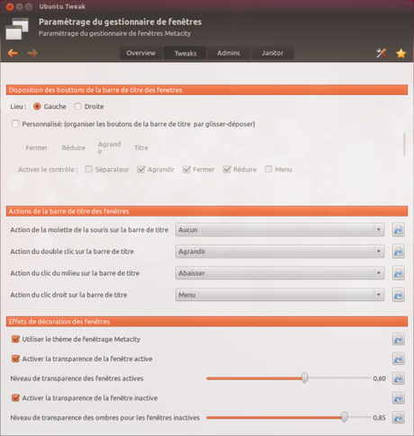 UbuntuTweak 62 531x560 Ubuntu 12.04   Activer la transparence des fenêtres sous Unity