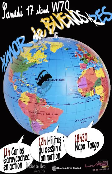 Petit retour au Salon du livre avec Buenos Aires..