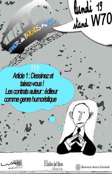 Petit retour au Salon du livre avec Buenos Aires..