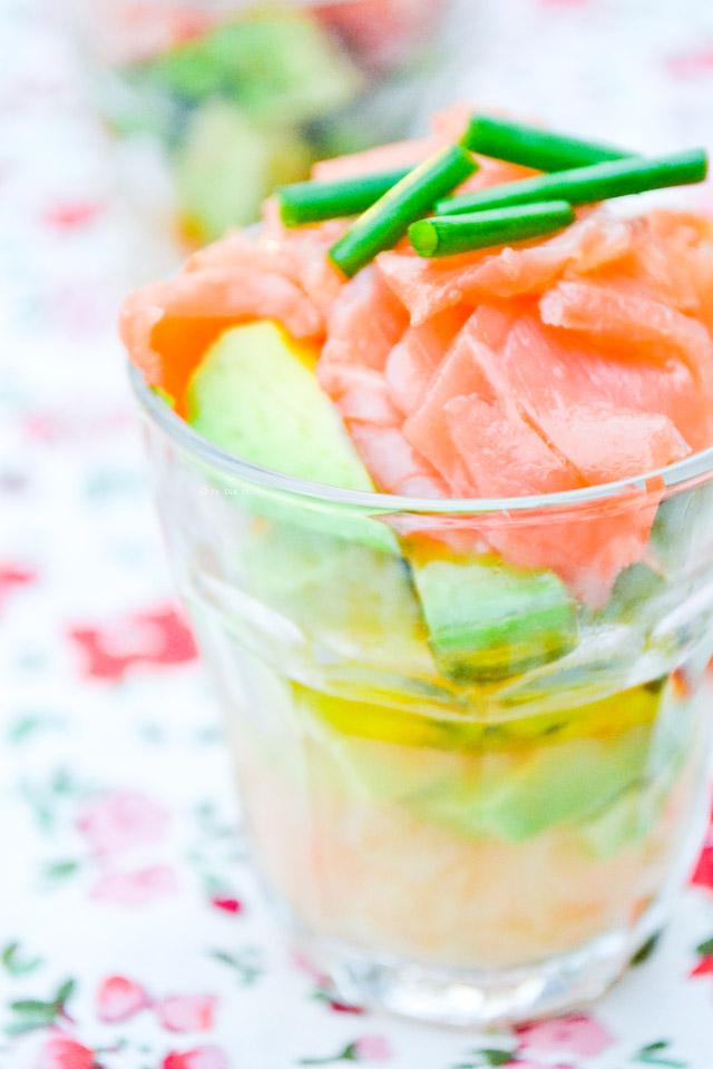 Verrines tricolore pour le Printemps