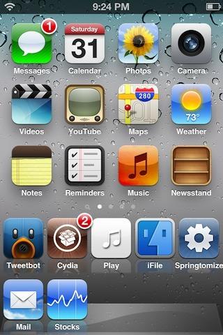DoubleDock, jusqu'à 10 apps sur le dock de votre iPhone...