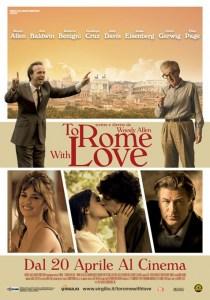 Cinéma : To Rome with Love, première affiche