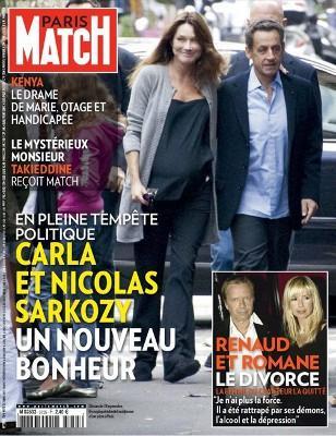Sarkozy le pauvre hère de l’Elysée s’affiche sur Match