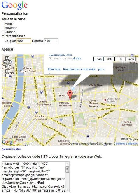 Intégrer une carte Google Maps dans votre site