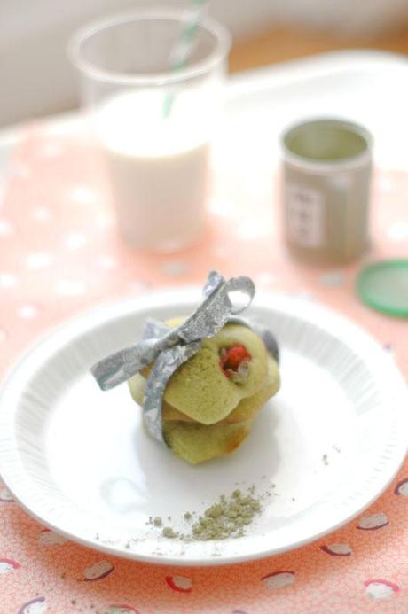 Mes Cookies au Thé Vert & Cranberries ♦   My Green Tea & Cranberries Cookies