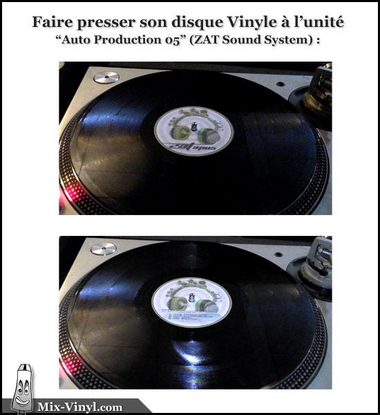 Pressage disque vinyle