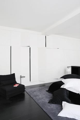 Appartement-atelier Black & White