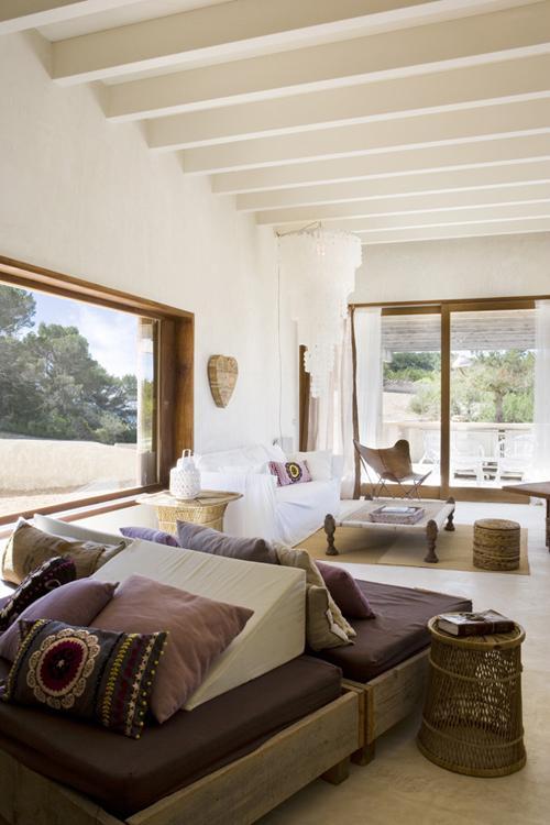 Une maison naturelle et féminine en Espagne