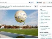 testé survoler capitale bord Ballon Paris