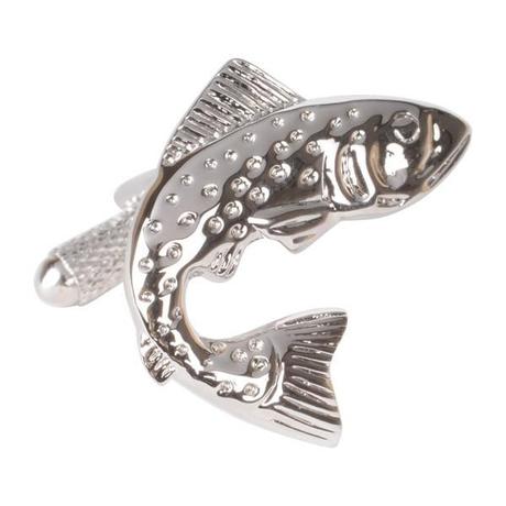 le mouching, fly fishing, trout, cufflinks