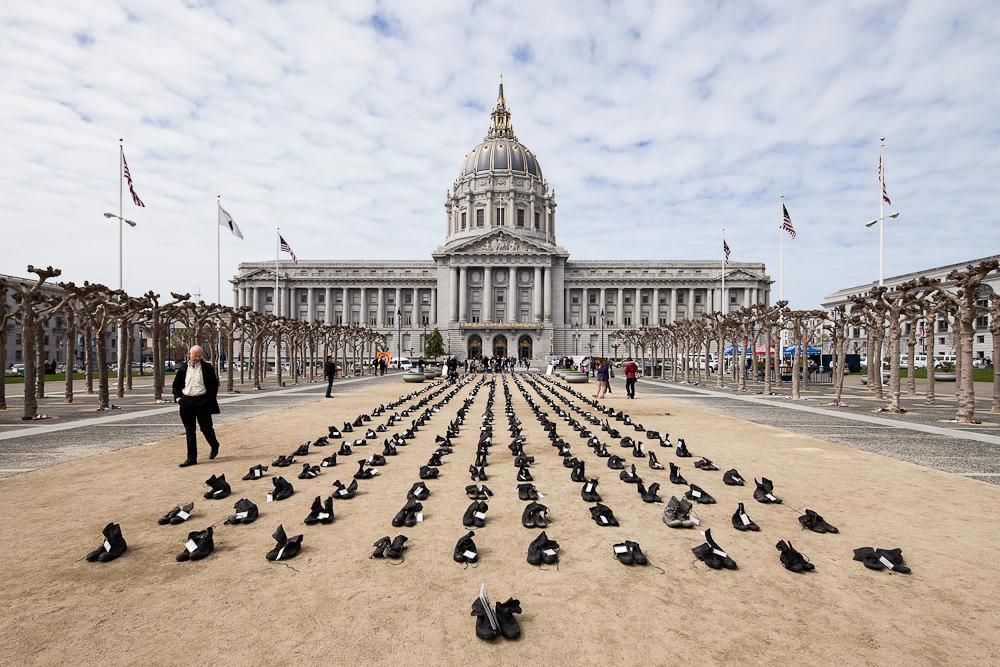 Eyes Wide Open in Front of San Francisco City Hall BD ©b rob 01 Eyes Wide Open Exhibition, SF