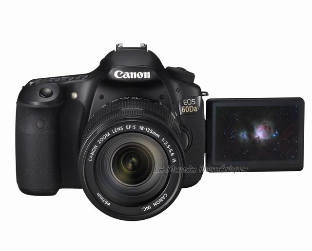 Appareil photo Canon EOS 60Da pour photographier les étoiles et les phénomènes astronomiques