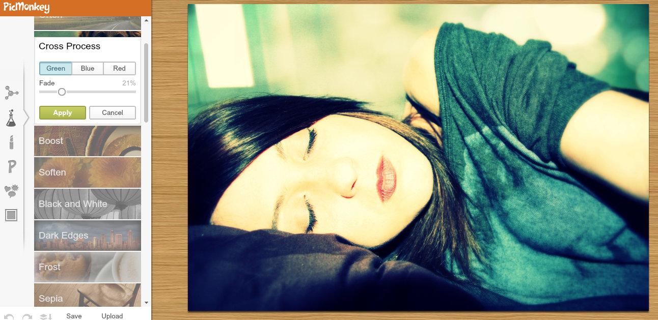 PicMonkey traitements Découverte : PicMonkey permet de retoucher ses photos en ligne