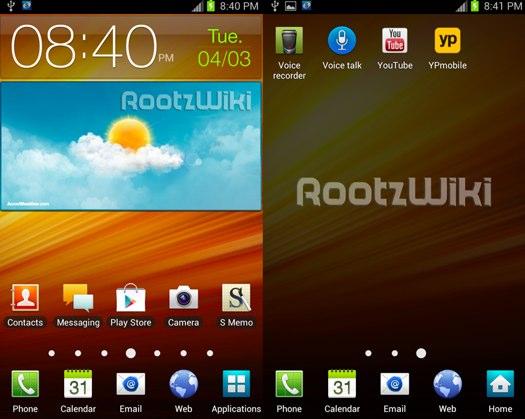 galaxynoteicsleak Une ROM Android ICS leakée pour le Galaxy Note