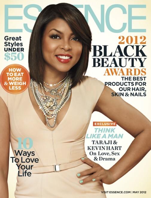 Taraji P. Henson, Kevin Hart, et Michael Ealy en couverture de Essence mag en mai