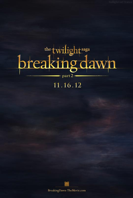 Affiche teaser de la seconde partie de Breaking Dawn ?