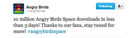 Angry Birds Space sur iPhone et iPad, 2e semaine en première place ...