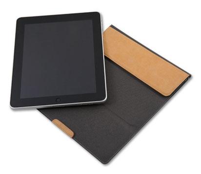 Astucieuse pochette qui sert aussi de support multi-angles pour toutes les tablettes tactiles