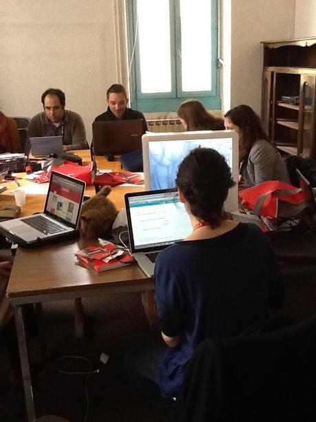 Les étudiants du master Pro Scénario Paris Ouest en pleine action