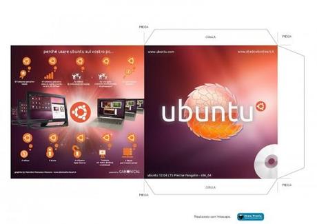 HUObU 560x396 Ubuntu 12.04   Une pochette et un sticker pour votre CD très réussi