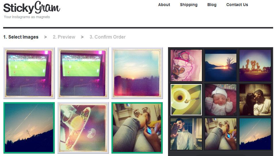 StickyGram StickyGram : vos photos Instagram en magnets