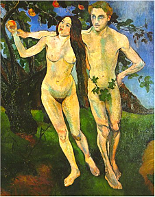 Adam et Eve de Suzanne Valadon