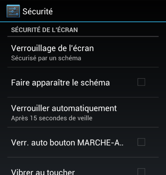 Android 4.0.4 : Modifiez le comportement du bouton de On/Off