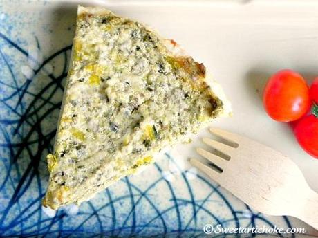 Happy news and a Leek & Sea Vegetable quiche – Des nouvelles et une quiche aux algues et poireaux