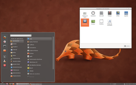 Espacedetravail1 79 560x350 Ubuntu 12.04   Cinnamon est compatible