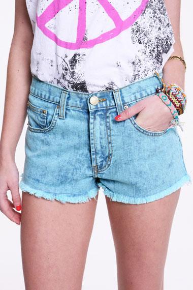 un short en jean - denim shorts