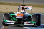 Paul di Resta, Force India F1, Formula 1 test at Circuito Permanente de Jerez 7 February 2012, Formula 1