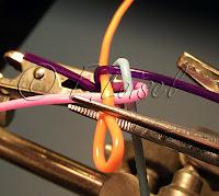 Scoubidou à 4 fils carré